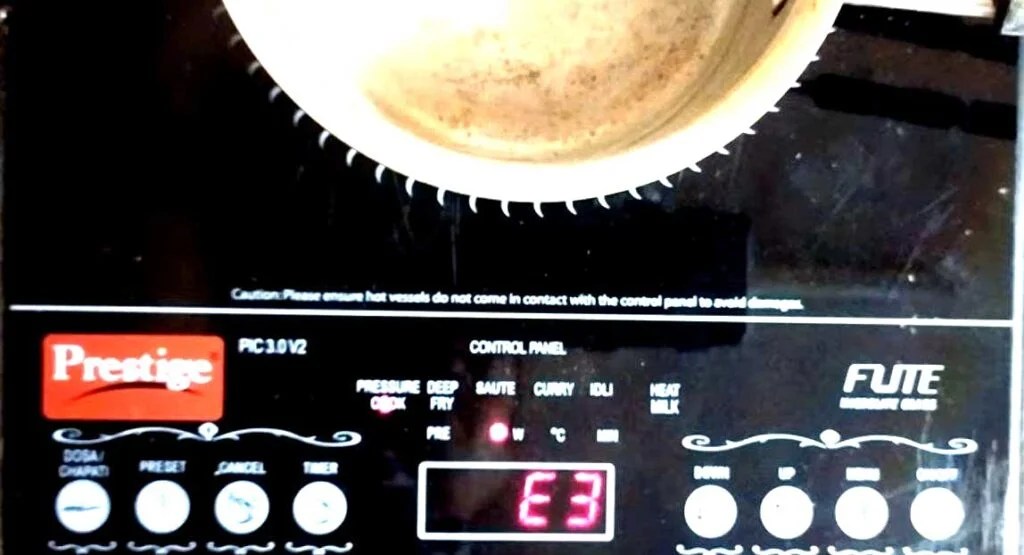 E0 To E9 Induction Cooker Error Code With Solution Dip Electronics LAB