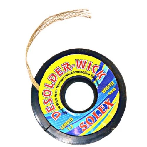 Desoldering wick good quality 4mm 1.2M Dip Electronics LAB Shop