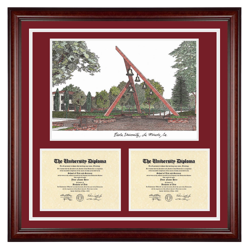 Biola University BU Eagles Diploma Artworks