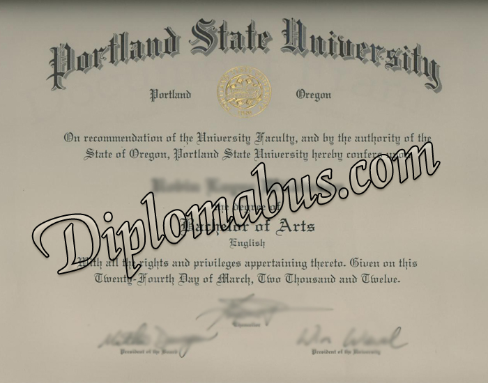 where can I get Portland State University degree certificate