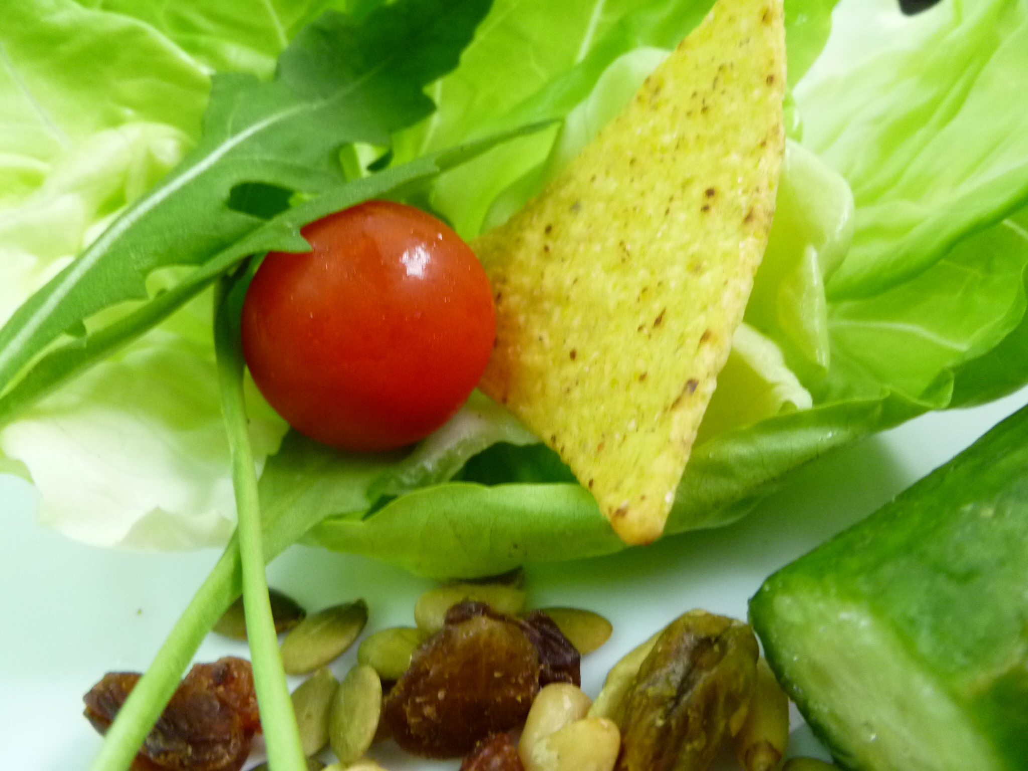 Two Salad Variations on an Arizona theme with Peaches, Tomatoes and