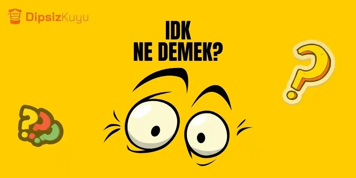 IDK Ne Demek IDK Açılımı ve Güncel Örnekler