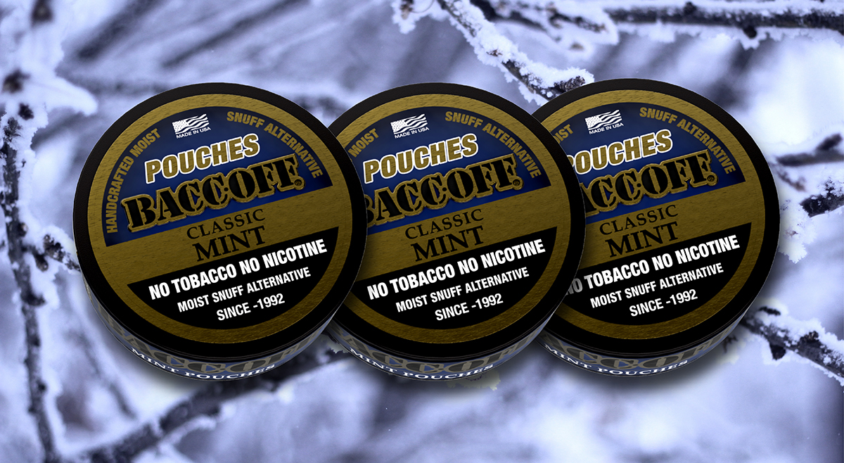 BaccOff Mint Pouches Fake Chewing Tobacco to Quit Dip Tobacco