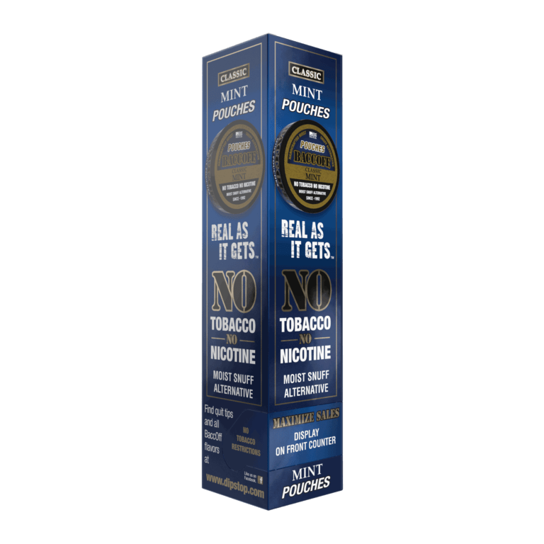 BaccOff Mint Pouches Fake Chewing Tobacco to Quit Dip Tobacco