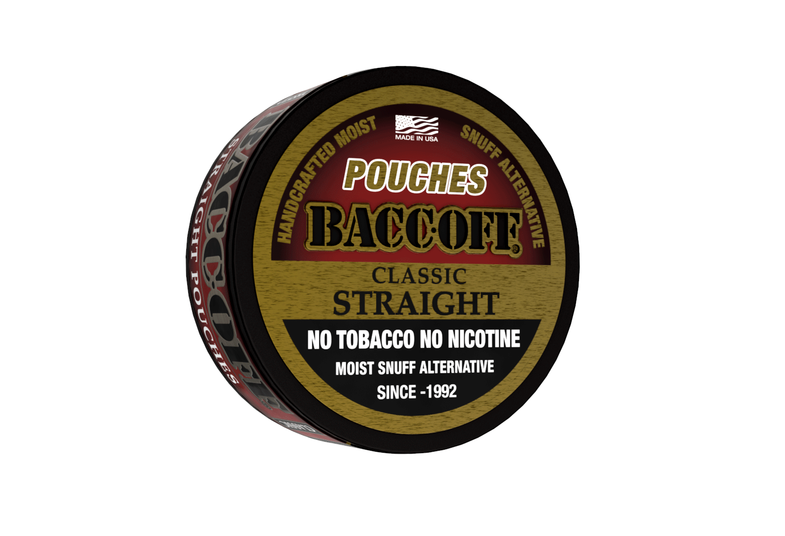 Tobacco Dip Alternatives BaccOff Straight Pouches