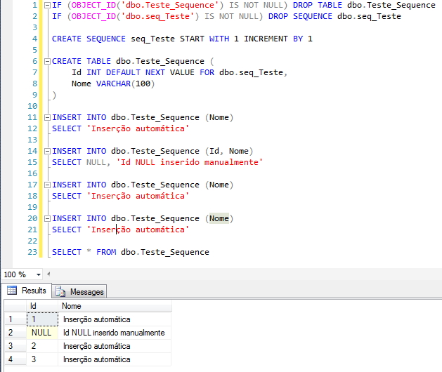 How To Create Sequence In Sql Server 2012 Using Sql Server Management