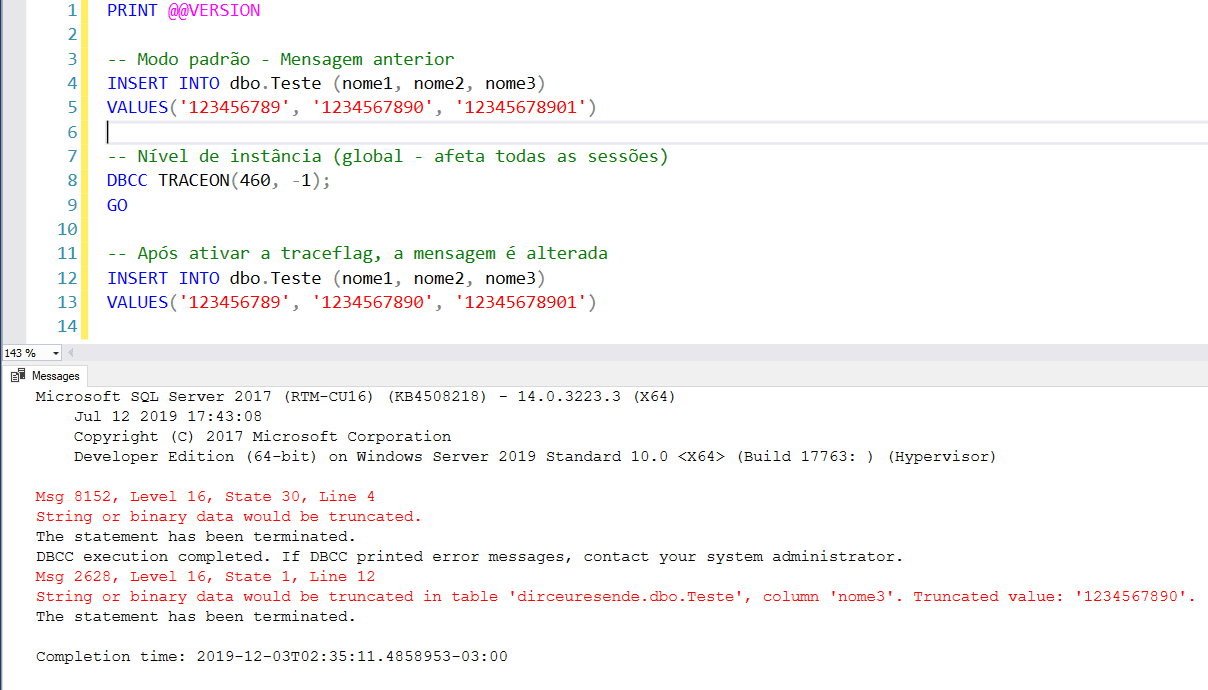 SQL Server String or binary data would be truncated O que é, como