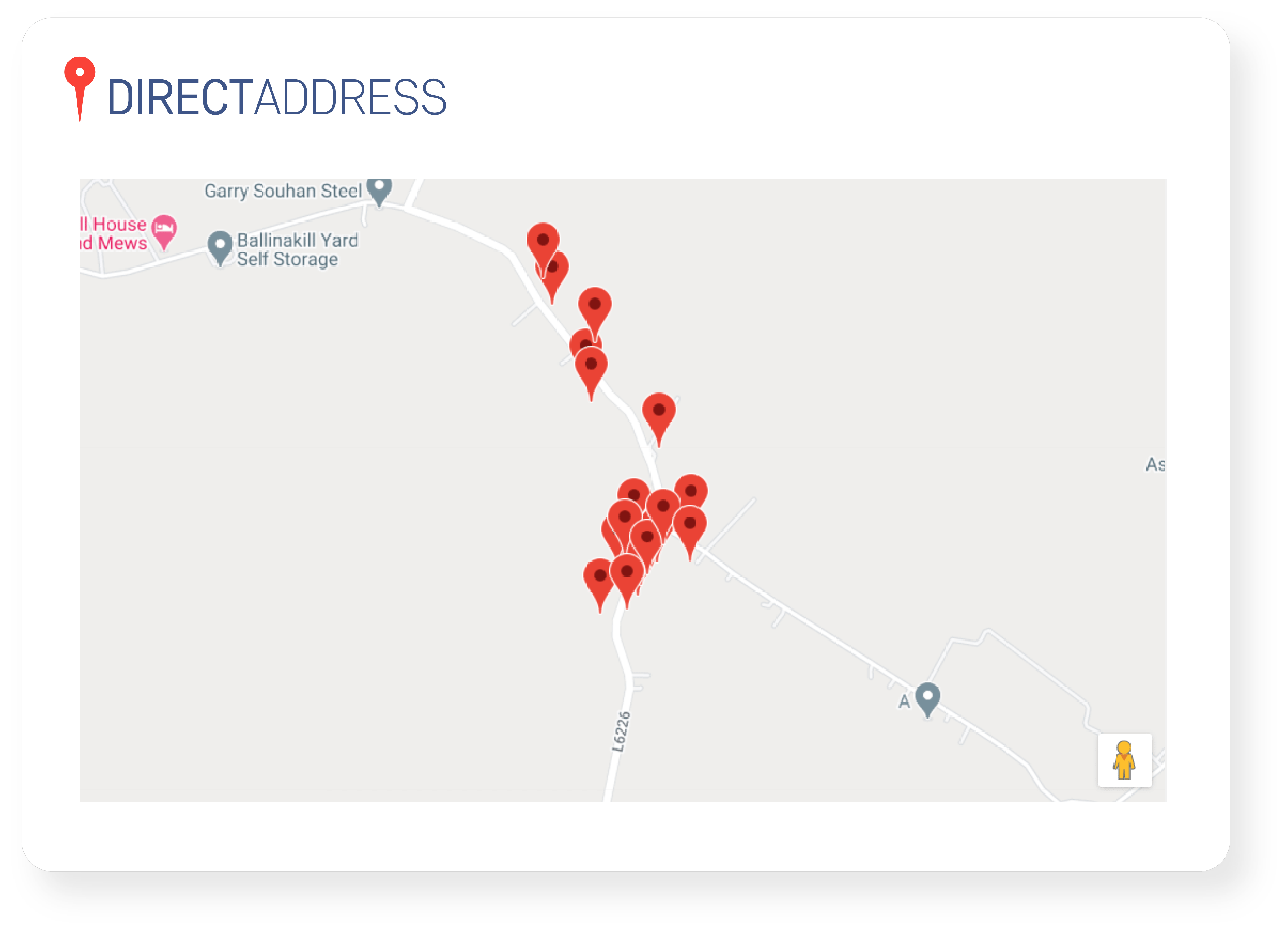 Features DirectAddress Eircode & Address Capture