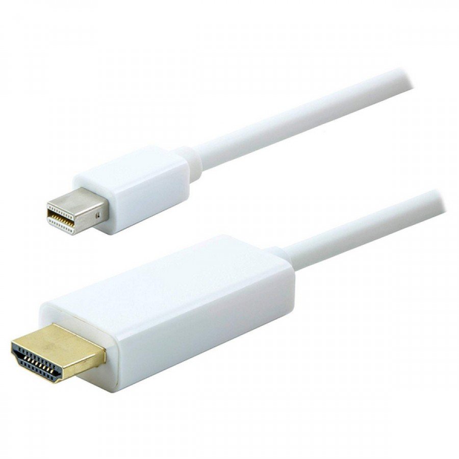 GE Mini DisplayPort to HDMI Cable, 6ft. White Cell Phone Repair