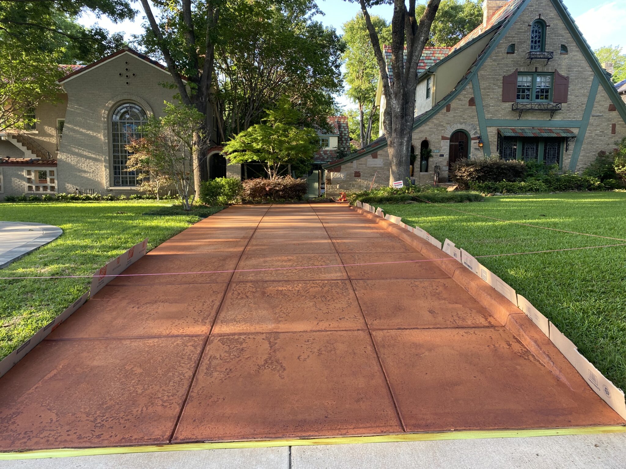 ColorWave® WaterBased Concrete Stain Before and After