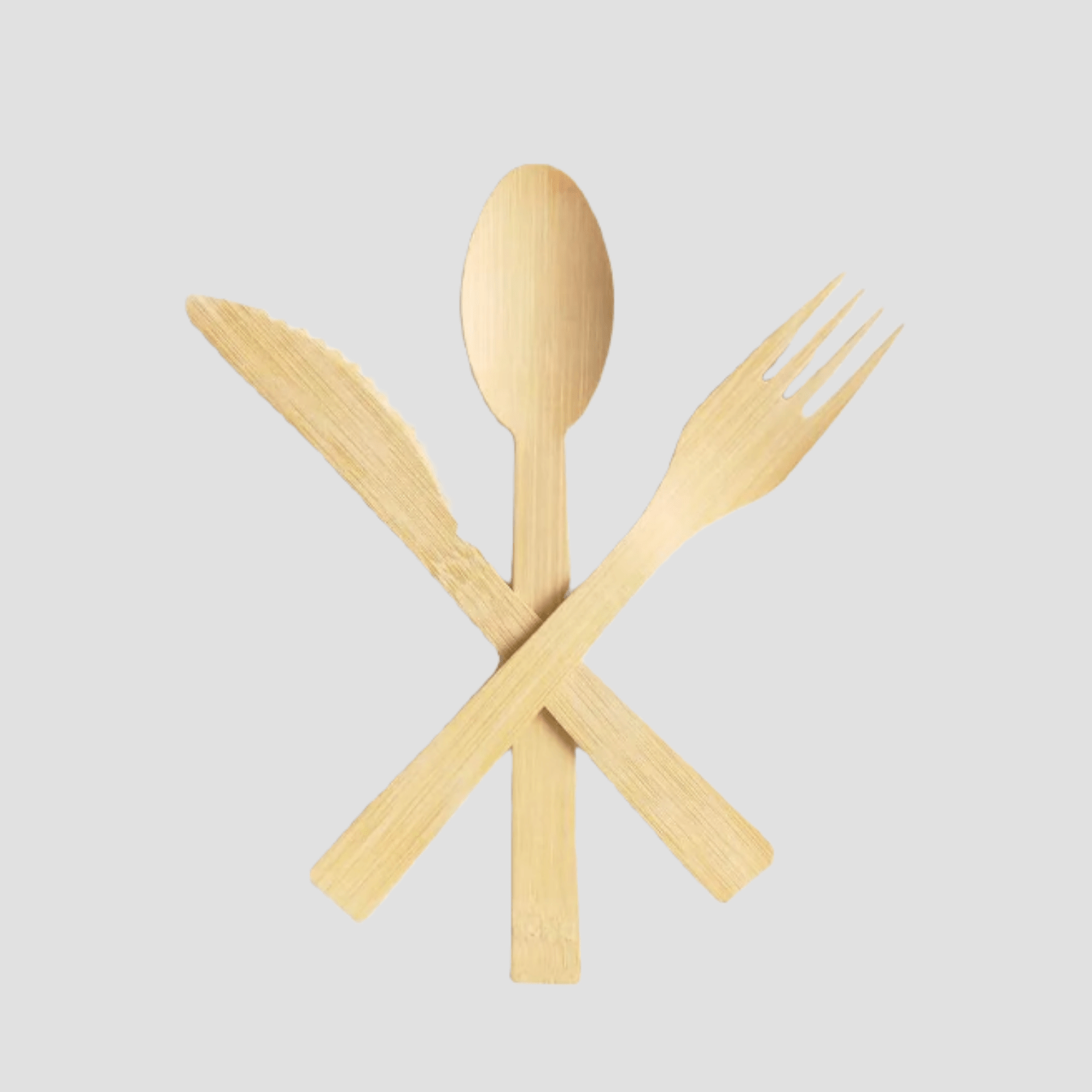 Disposable bamboo cutlery (as a set or individually) Directecogreen