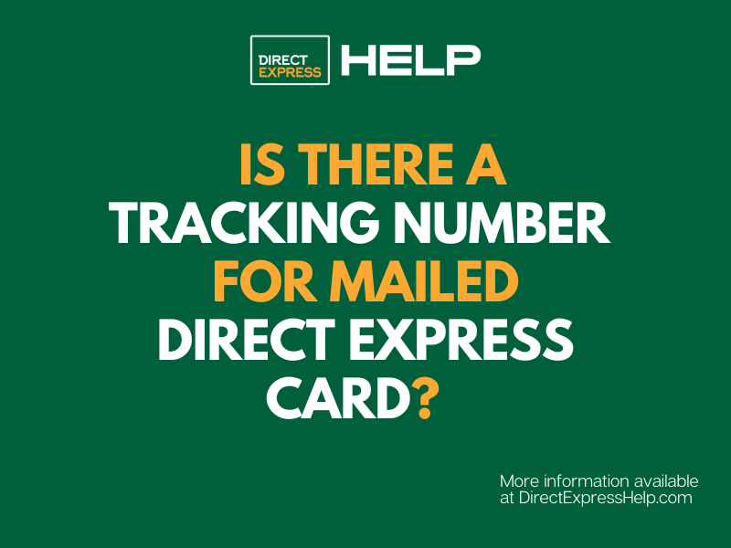 Direct Express Tracking Number Direct Express Card Help