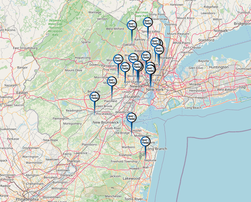 nj map Direct Flooring