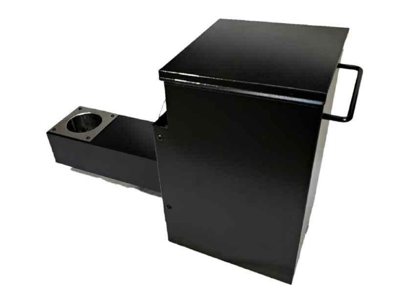 Diy Pellet Smoker Hopper And Auger Pellet Smoker Cooking Installed a