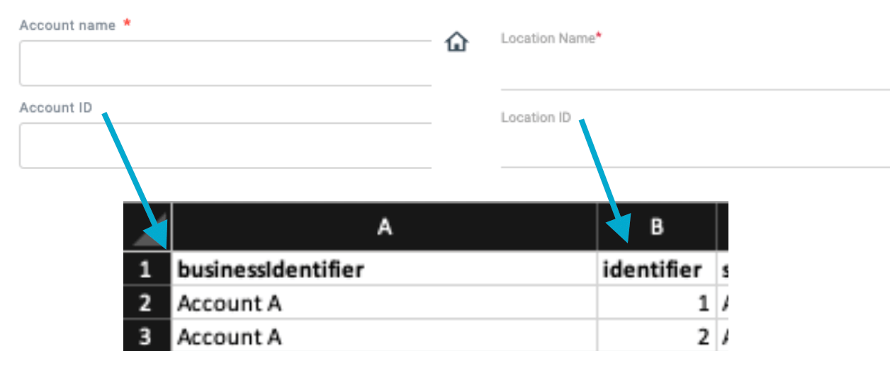 How do I add or modify location data in bulk?