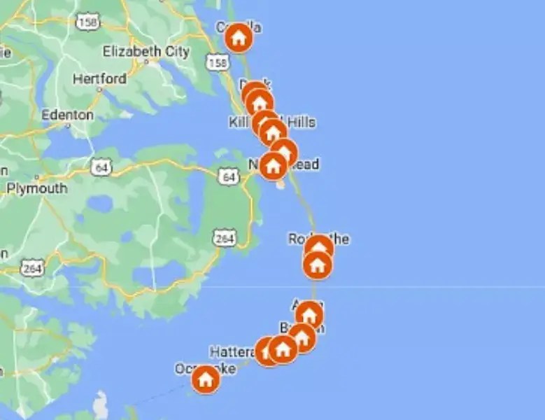 The 15 Towns of the Outer Banks