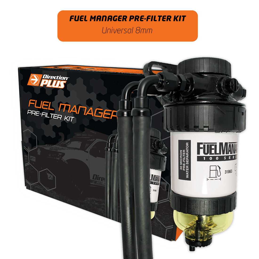Universal 8mm Fuel Manager PreFilter Kit (FM804DPK)