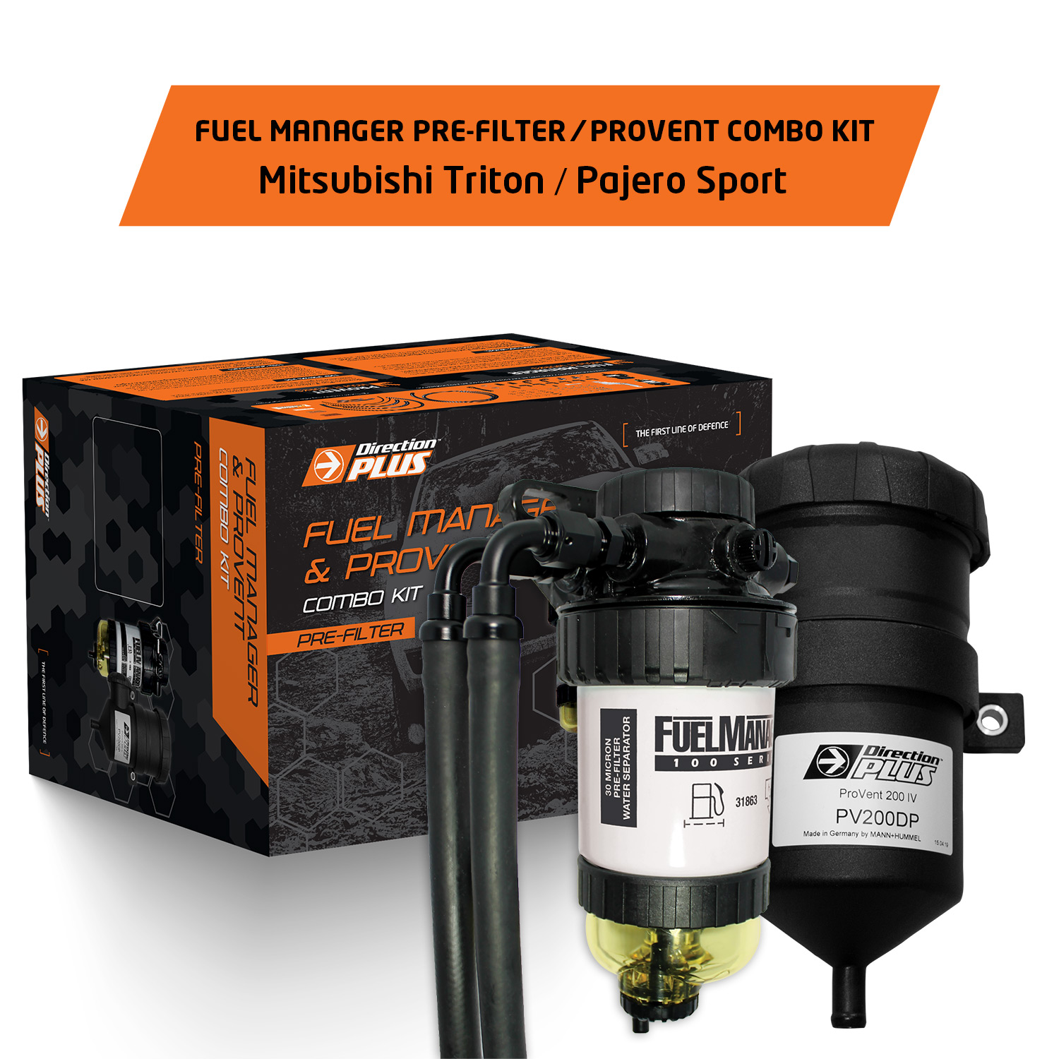 Fuel Manager PreFilter + Catch Can Kit for PAJERO SPORT and TRITON