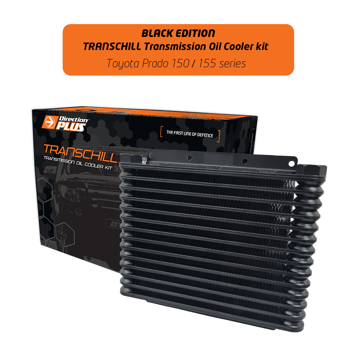TransChill Arctic Black Transmission Cooler Kit TOYOTA PRADO 150 & 155