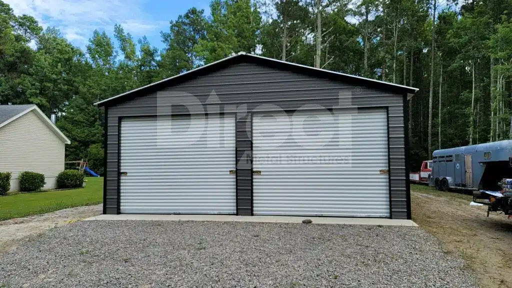 24x30x10 Metal Storage Shed Direct Metal Structures