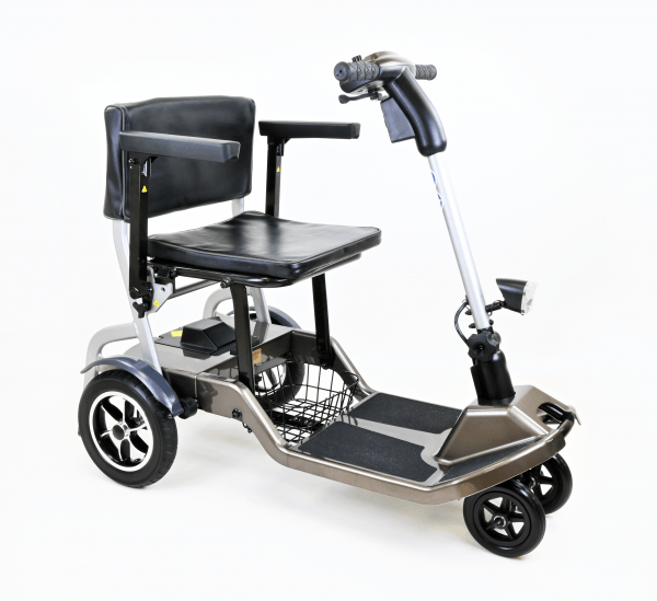 QFold Lightweight Folding Scooter Hire (8miles, 16.5st