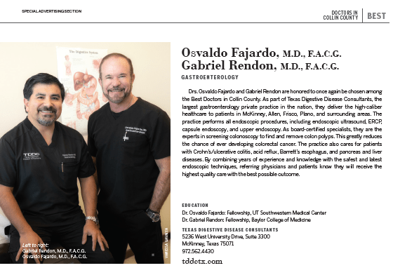 Gabriel Rendon, M.D. Gastroenterology McKinney D Magazine Directories