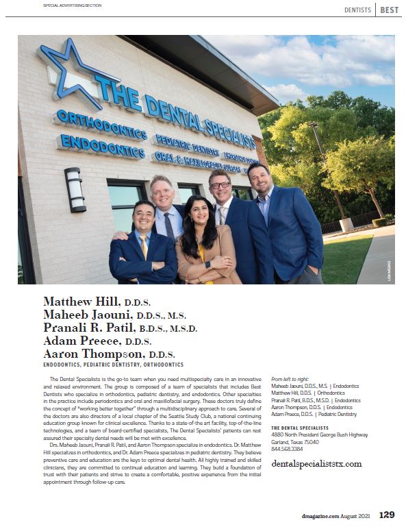 Pranali Patil, D.D.S., M.S.D. Endodontics Garland D Magazine