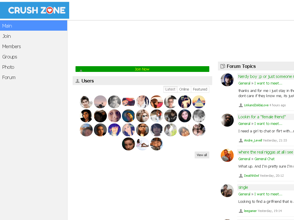 Crush.Zone free teen dating site &amp, mobile app Web Directory