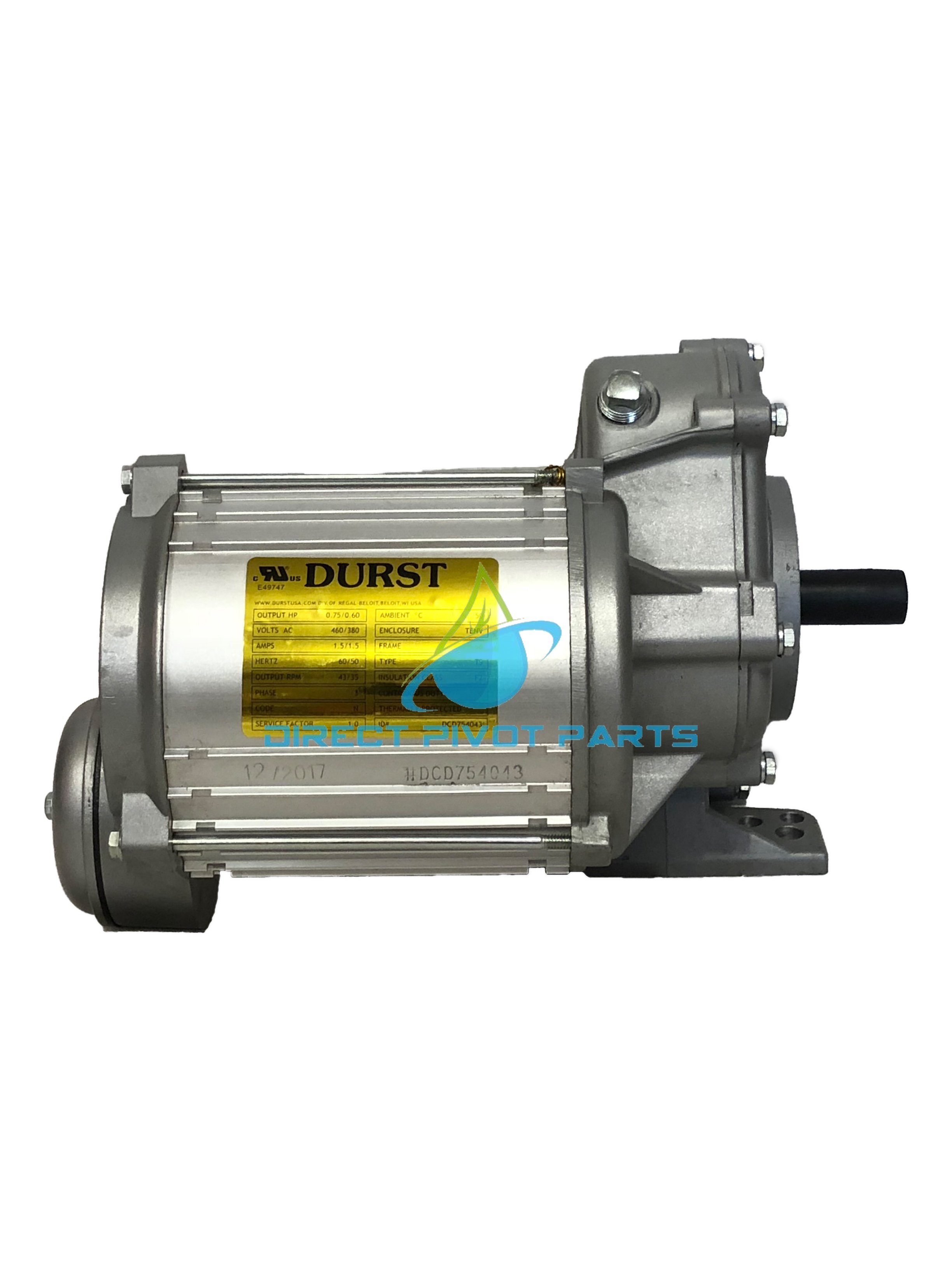 Durst Pivot Center Drive 1.5 H.P. 68 RPM Gear Ratio 251