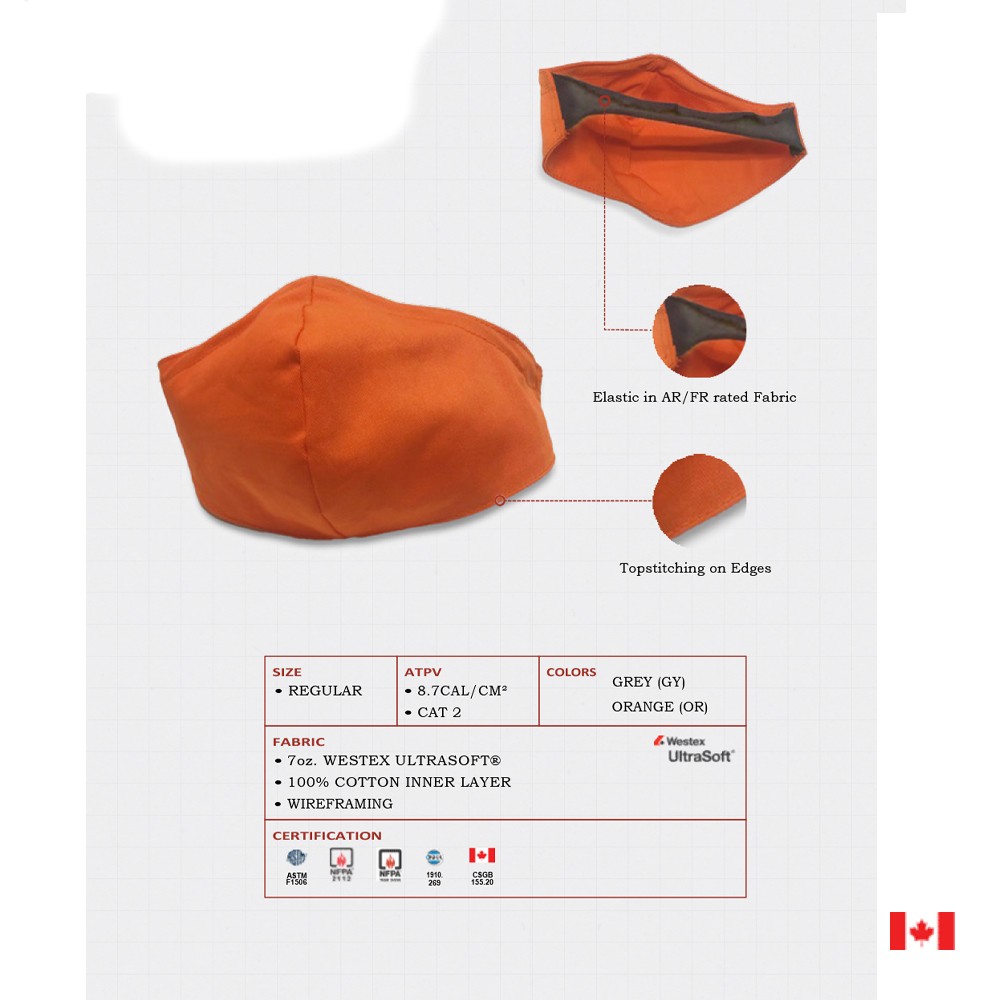 Westex Ultrasoft® FR 3Ply Face Mask Direct Workwear