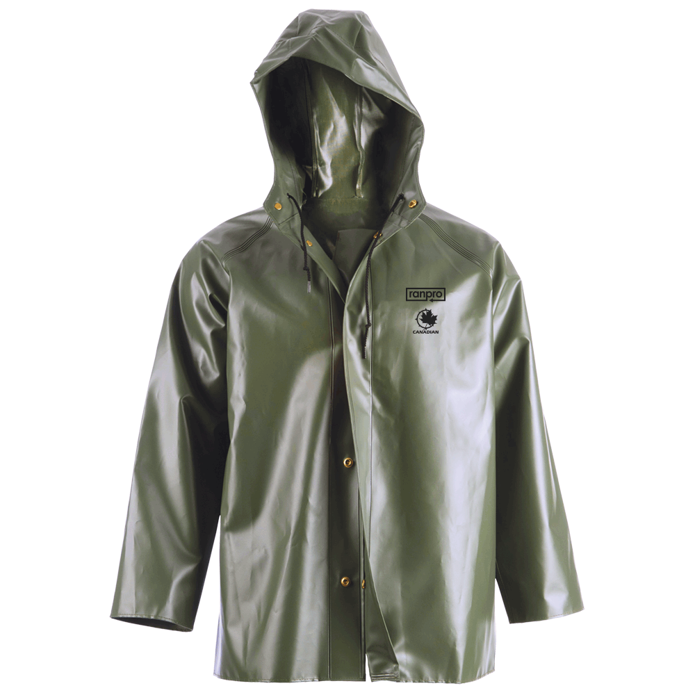 Canadian Waterproof Rain JacketPVC Coated Poly Direct Workwear