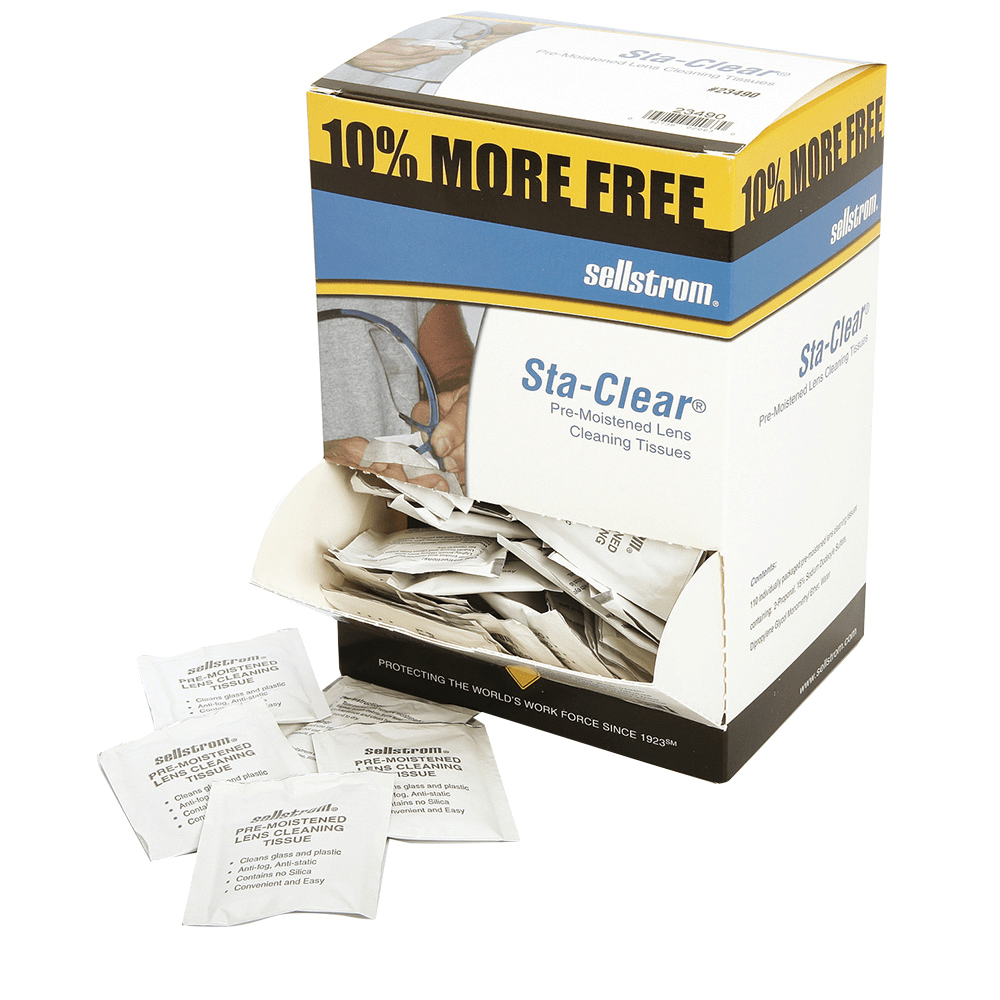 Sellstrom STACLEAR PREMOISTENED LENS CLEANING TISSUES (S23490