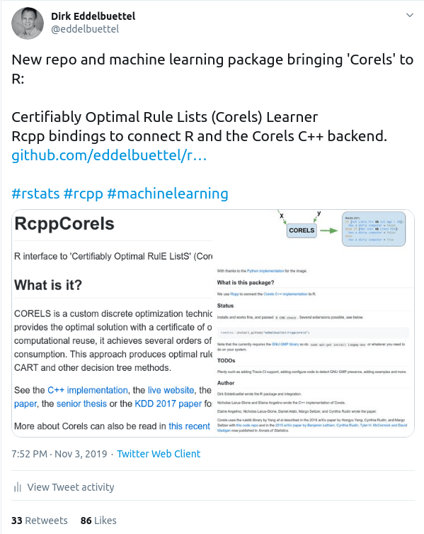cran machine learning