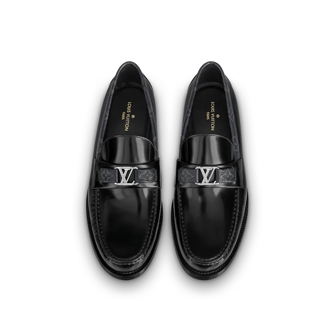 LV Major Loafer Black بورتا دي روما