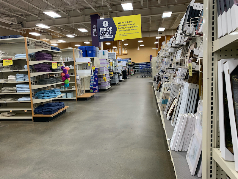 Fred Meyer fulfilling our quest to find the largest grocery store. In