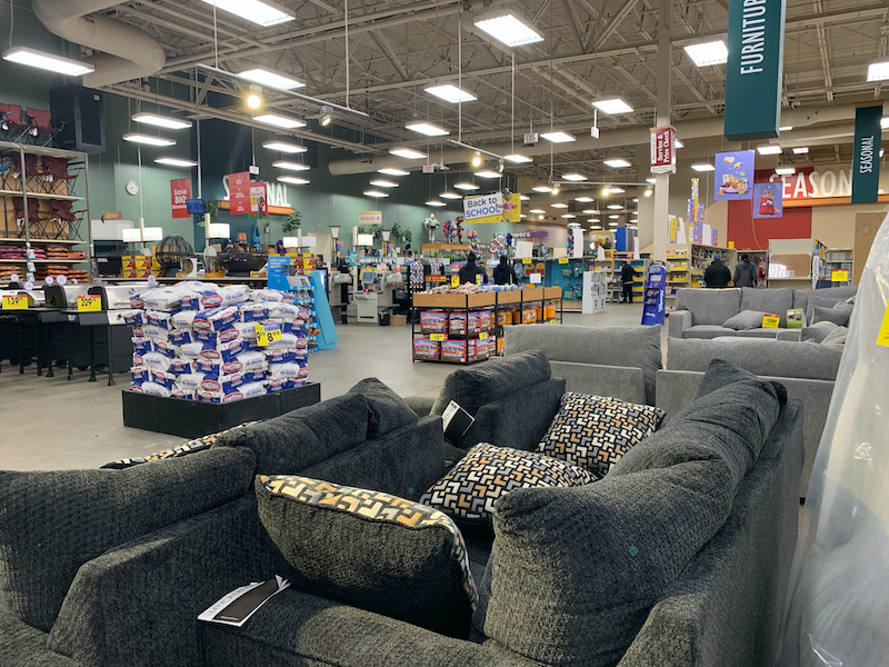 Fred Meyer fulfilling our quest to find the largest grocery store. In