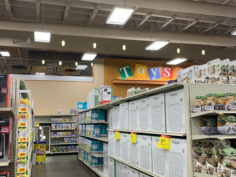 Fred Meyer fulfilling our quest to find the largest grocery store. In