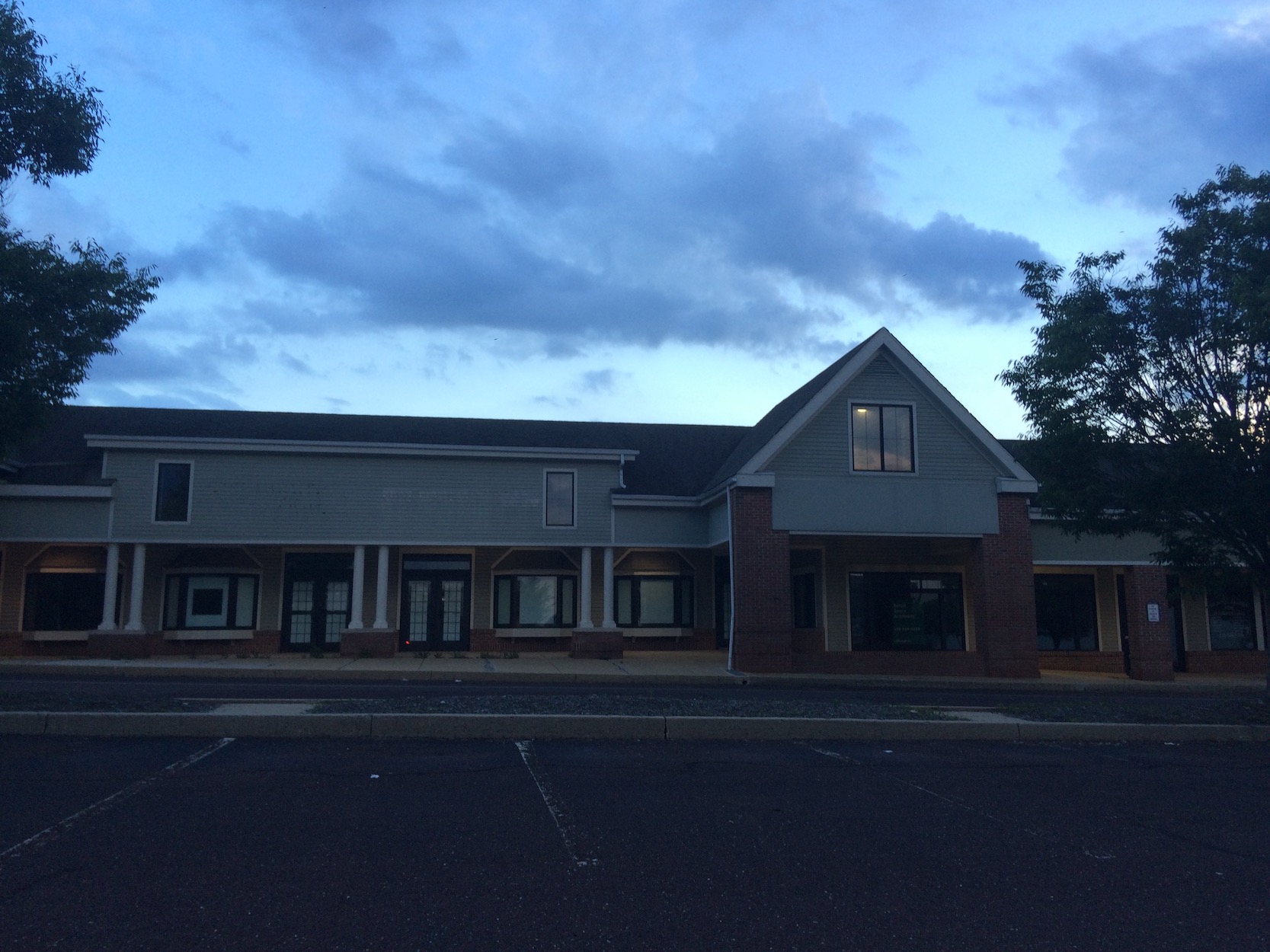 Towamencin Shopping Village a strip mall, all dressed up for a date