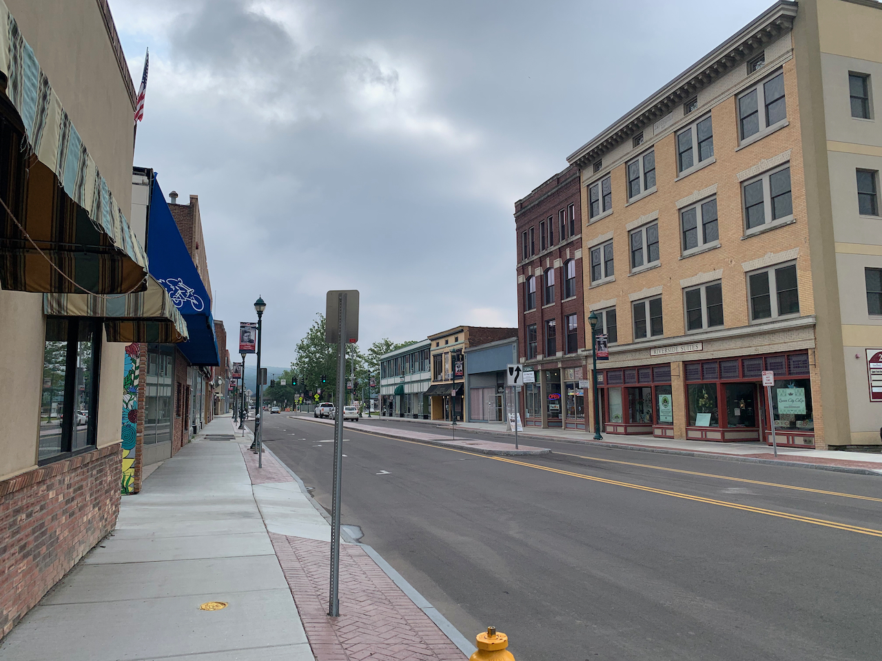 Elmira after the flood sewing together the tatters of a downtown