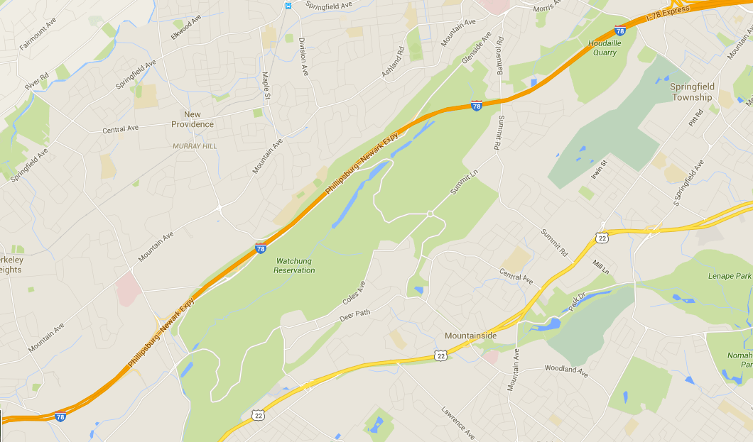 Southwest Ailines Reservations Watchung Reservation Map