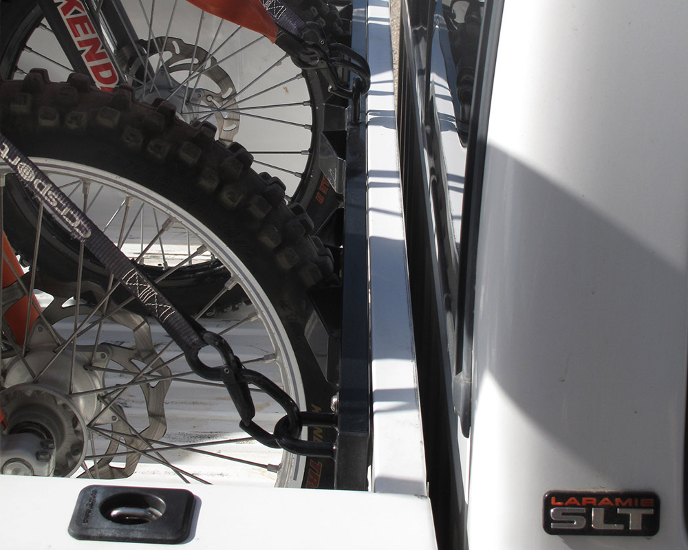 CCR Bed Buddy Motorcycle Tie Down Rack Dirt Bike Test
