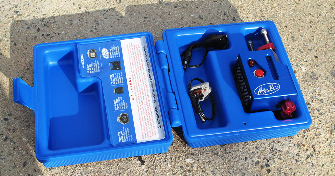 Motion Pro Fuel Injector Cleaner Dirt Bike Test