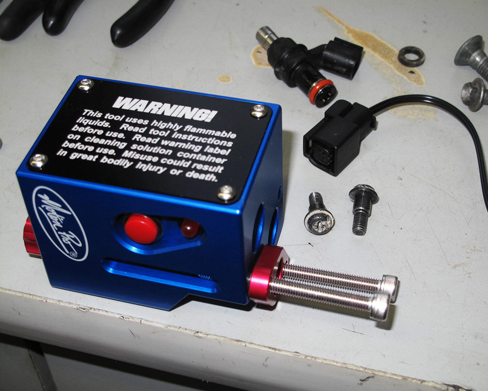 Motion Pro Fuel Injector Cleaner Dirt Bike Test