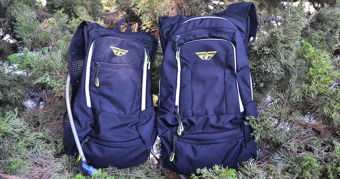 Fly Racing XC70 and XC100 Hydro Packs Dirt Bike Test