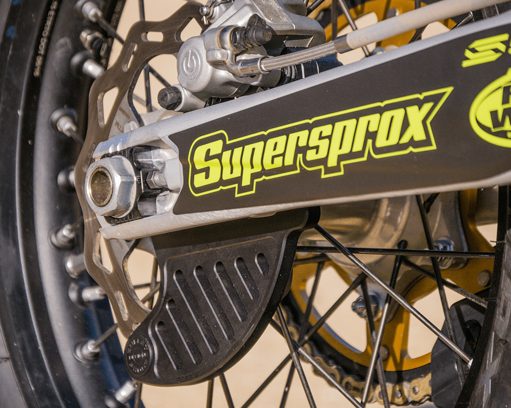 Bullet Proof Designs Rear Disc Guard Dirt Bike Test