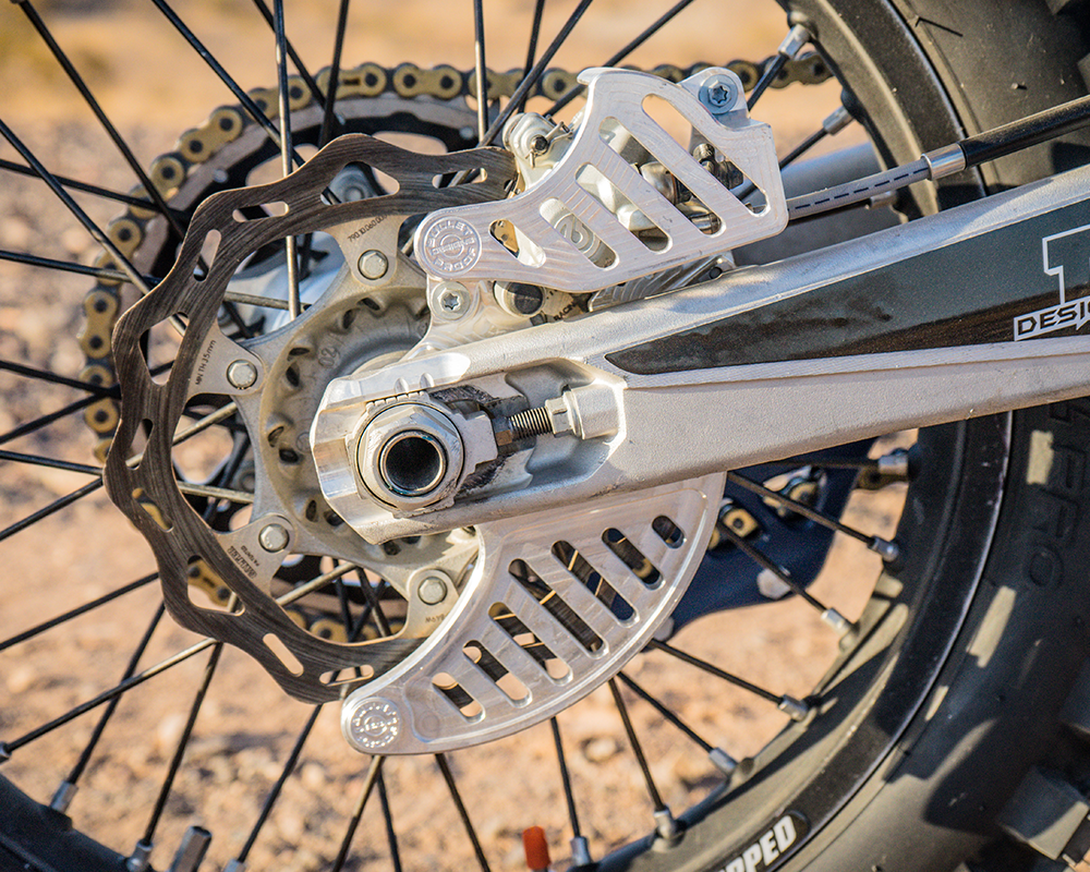 Bullet Proof Designs Rear Disc Guard Dirt Bike Test