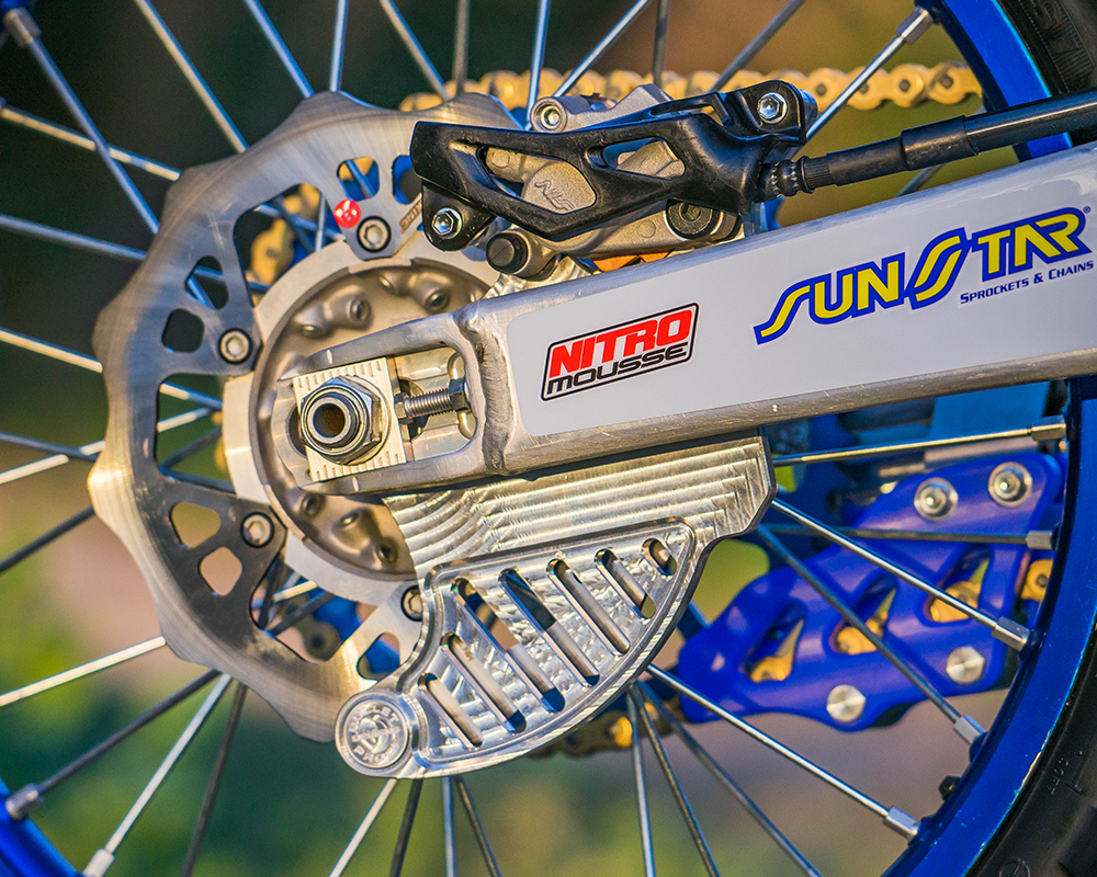 Bullet Proof Designs Rear Disc Guard Dirt Bike Test