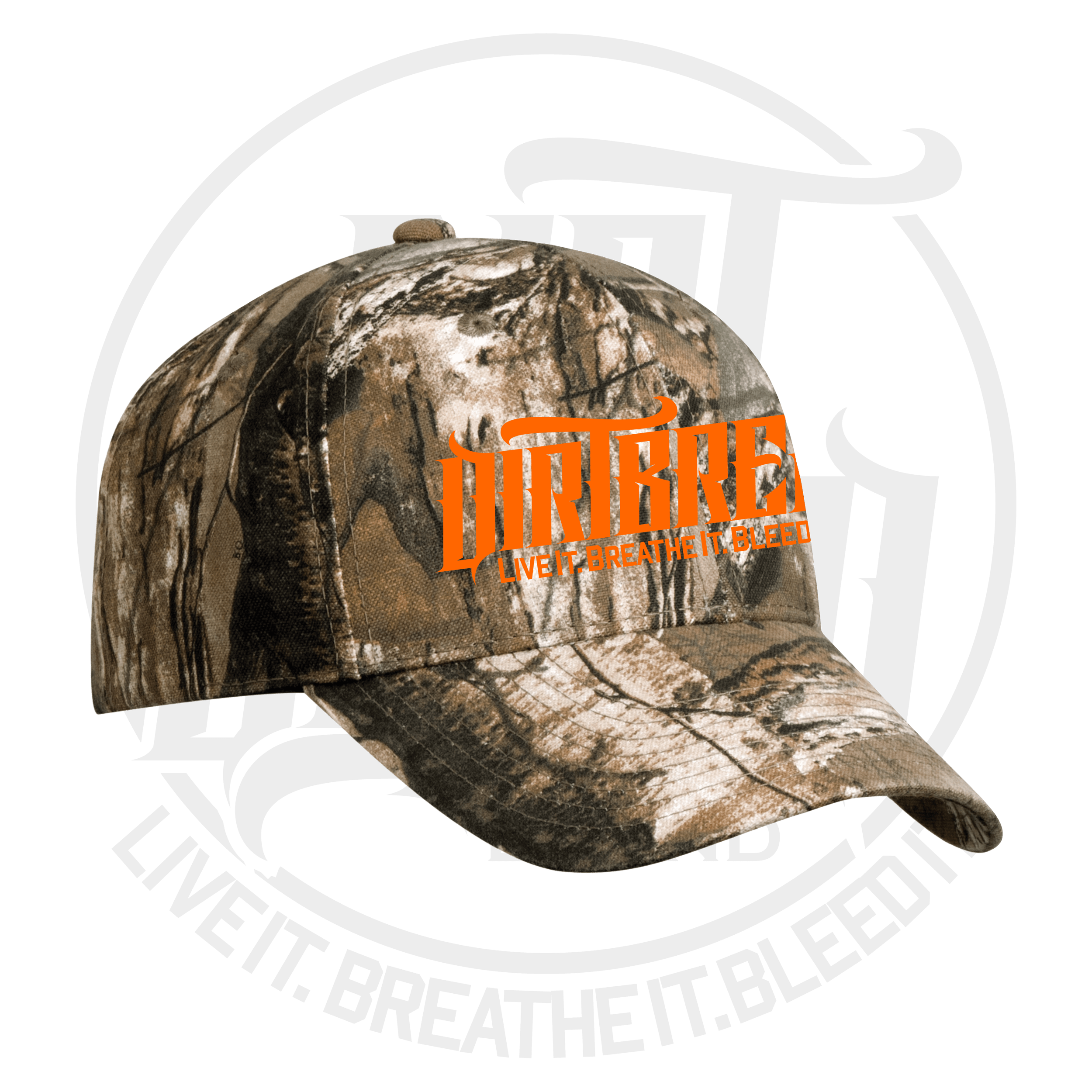 DirtBreed Dirt Track Racing Camo Hat RealTree Dirt Breed