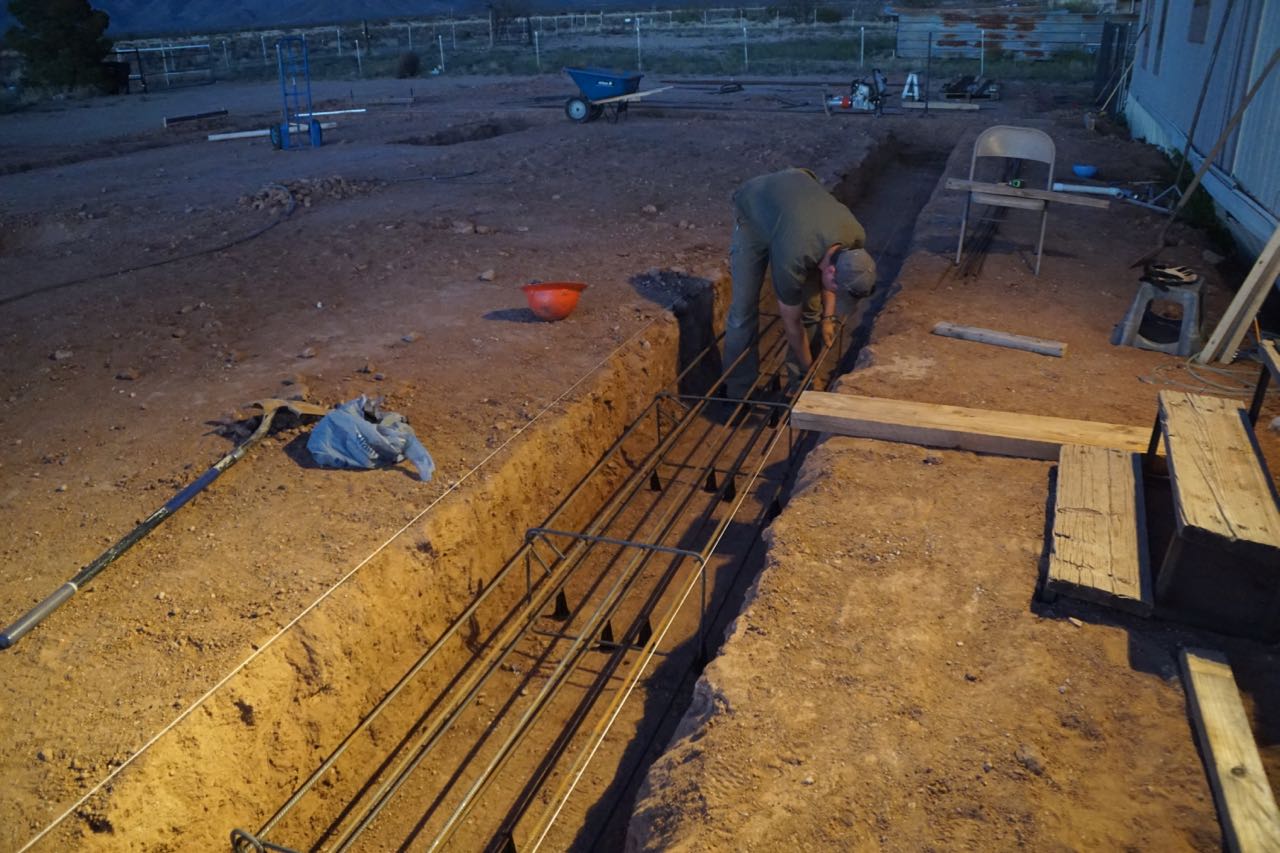 Rebar Install Dirt Home