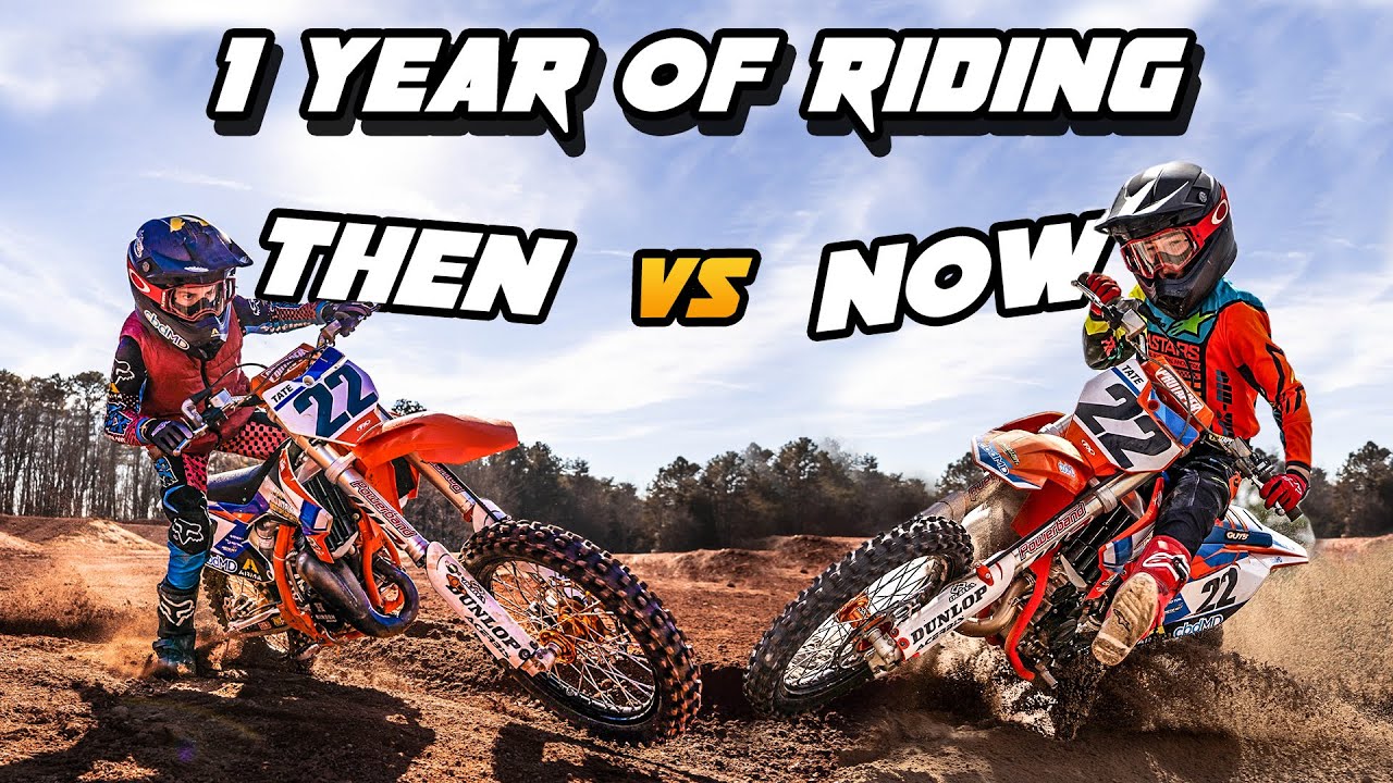 1 Year Of Riding Dirt Bikes! The Reeds Then vs Now Dirt Bike